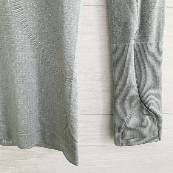Lululemon - Gray Swiftly Tech long sleeve running tee shirt, 4 - Picture 3 of 7